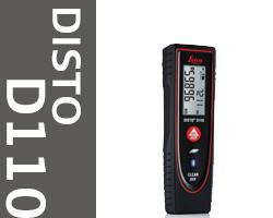 Leica DISTO 最速レーザー距離計D110は測定スピードが速い