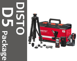 人気No1のレーザー距離計DISTO D5を三脚アダプターとセットにしたパッケージ