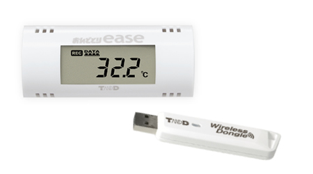 easeは温度・湿度を計測