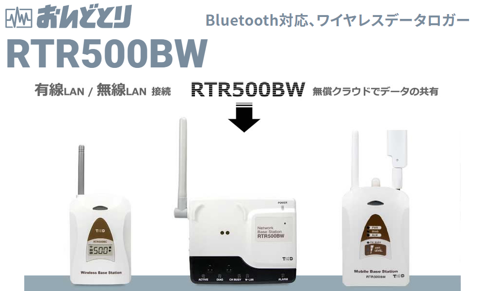 RTR500BWはBluetooth通信